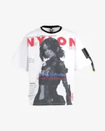 Футболка Heartz Nylon Kimono Белая