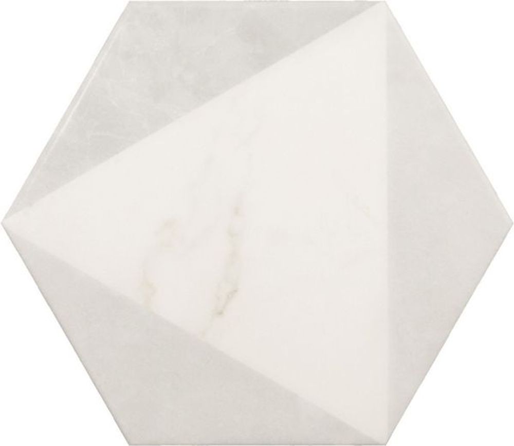 Напольная плитка CARRARA Hexagon Peak (23102)