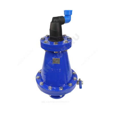 Вантуз автоматический однокамерный канализационный тройного действия чугун 6020 Ду 80 Ру10/16 фл комбинированный вертикальный Benarmo