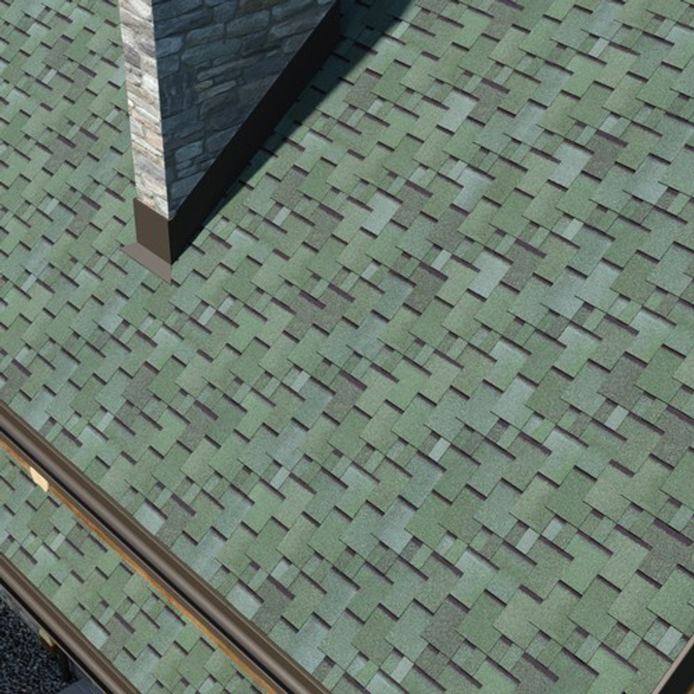 Черепица битумная гибкая Tegola BUSINESS UNICA LAZIO Verde 474