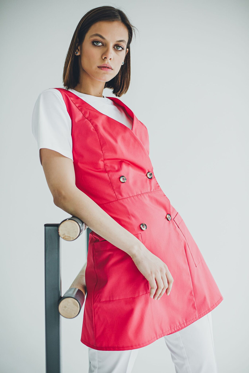 Фартук м75 toray твил salmon