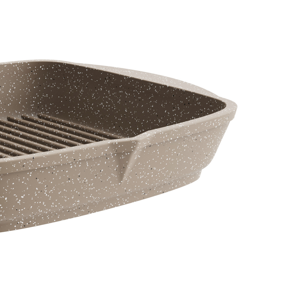 Сковорода-гриль "Мечта" Гранит с несъемной ручкой от 24 см до 28 см