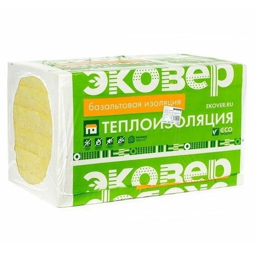 Утеплитель Эковер Лайт 45 кг/м³ (1000х600х100 мм) 6 шт