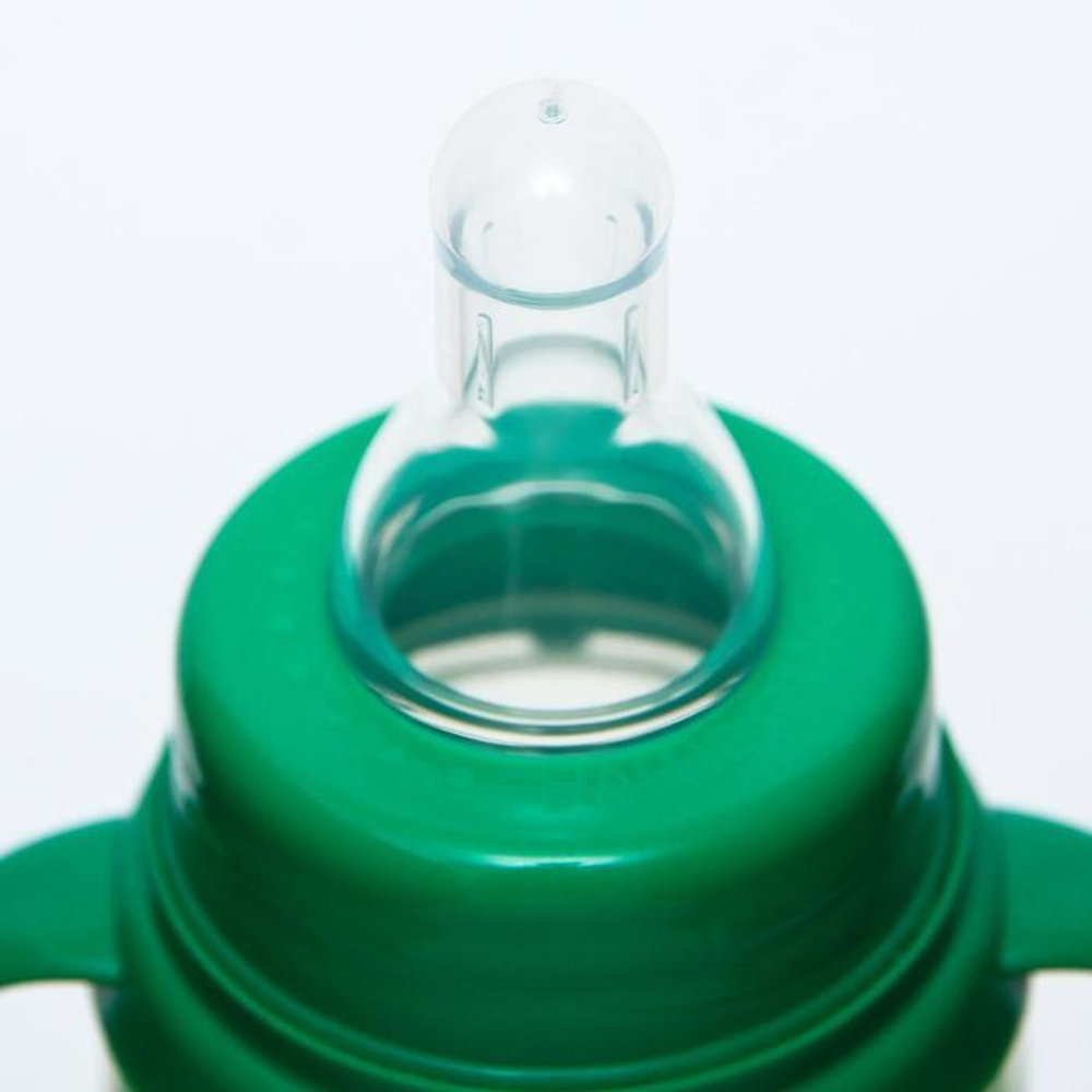 5399877 Бутылочка для кормления «Авокадо» 250 мл цилиндр, с ручками