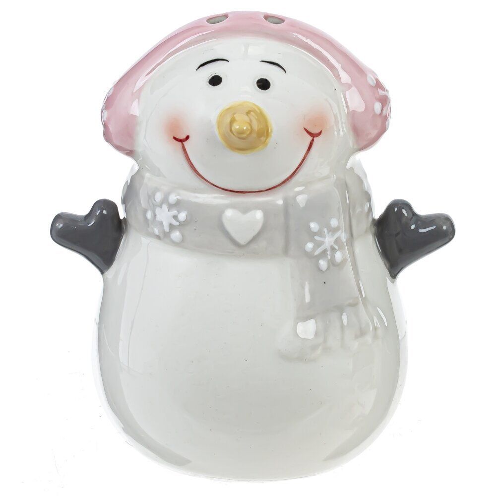 GAEM Набор: солонка и перечница "Снеговики", L6 W5 H7,5 см