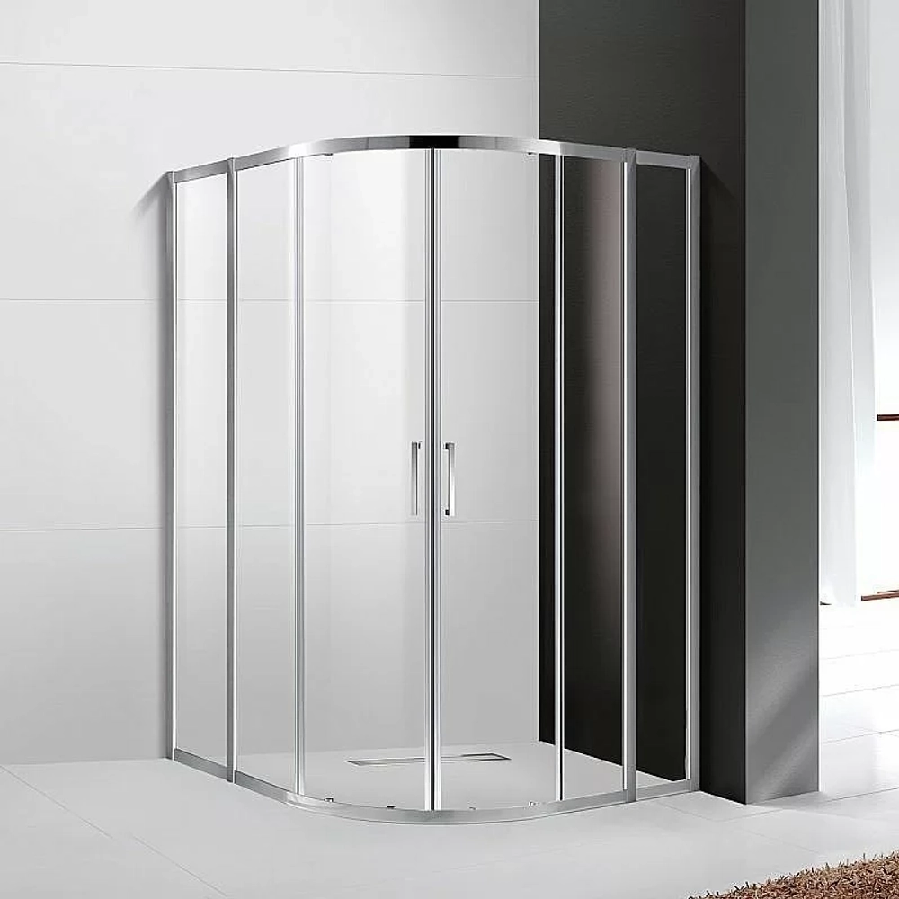 Душевой уголок Cezares Molveno 130x130 MOLVENO-R-22-100+30-C-Cr-IV стекло прозрачное/профиль хром