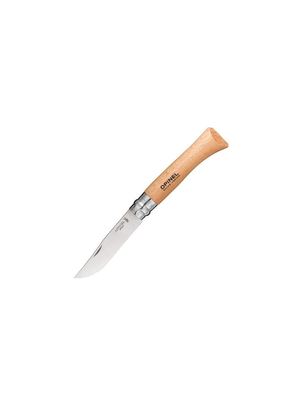 Нож Opinel №10, нержавеющая сталь, рукоять из бука, блистер, 001255