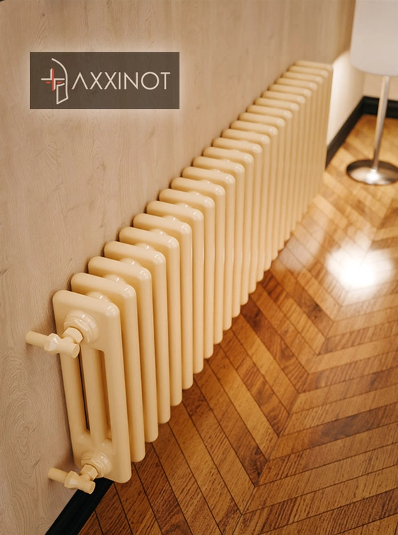 Axxinot Sentir 3040 - трехтрубный трубчатый радиатор высотой 400 мм, боковое подключение