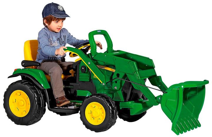 Электрические тракторы PEG PEREGO для детей | Экскаваторы Peg Perego