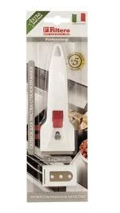 Filtero Набор Скребок PRO для стеклокерамики + лезвия 5шт, Арт.209