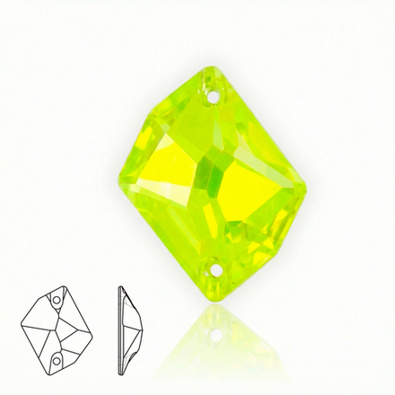 Пришивные стразы Cosmic Neon Yellow