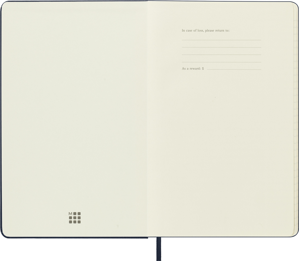 Блокнот Moleskine Classic (QP060B20) Large 130х210мм 240стр. линейка твердая обложка синий сапфир