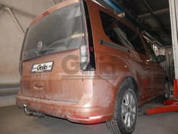 Фаркоп оцинкованный Galia V090A для Volkswagen Caddy 2020-(паспорт и сертификат в комплекте)(без электрики)