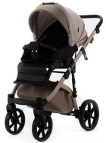 Детская коляска Adamex Nola Natura 3 в 1 N-4-CAPPUCCINO (СВ.БЕЖ + Т.БЕЖ.КОЖА)