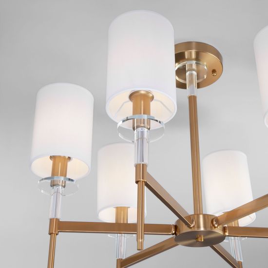 60132/6 / потолочный светильник / латунь