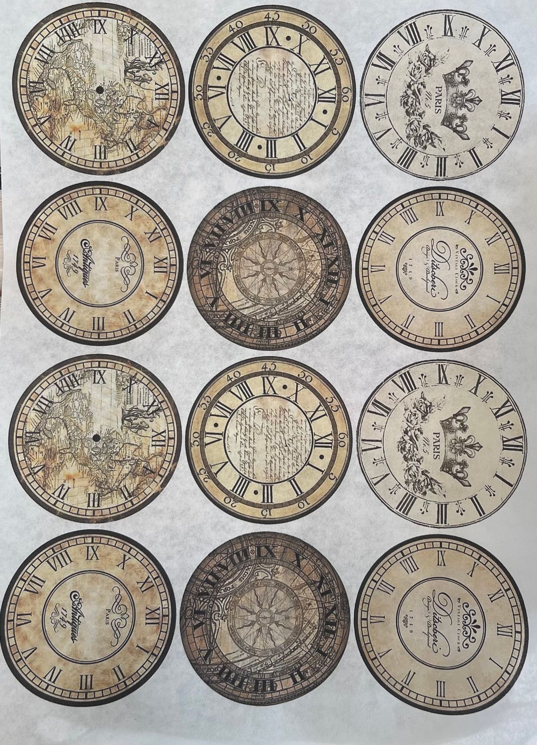 Декупажная карта 