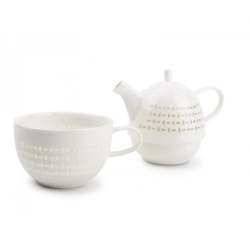 Salt&Pepper Заварочный чайник с чашкой Чай для одного кружева