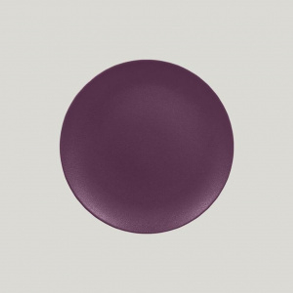 Тарелка RAK Neofusion Mellow Plum purple круглая плоская 24 см (81221351)