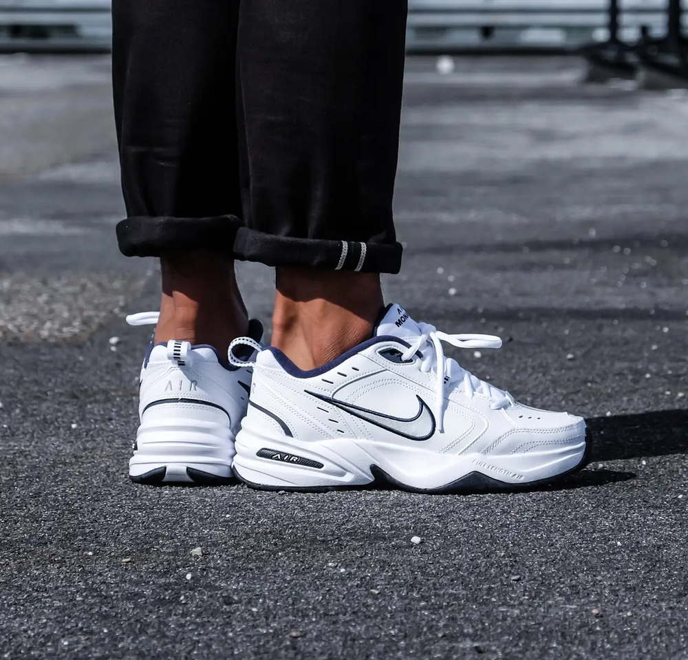 Кроссовки Nike Air Monarch 4 White Navy, бел.