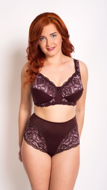 1112 бюстгальтер "Вино с миндалем"