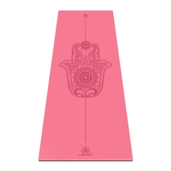 Каучуковый йога коврик для йоги Hamsa ART 185*68*0,4 см