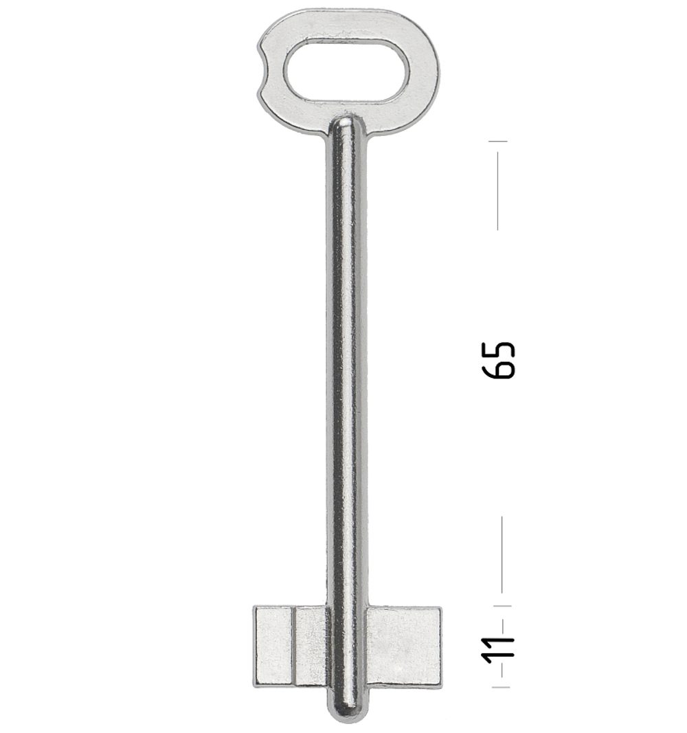 Заготовка сувальдного ключа 12791 MGL2D