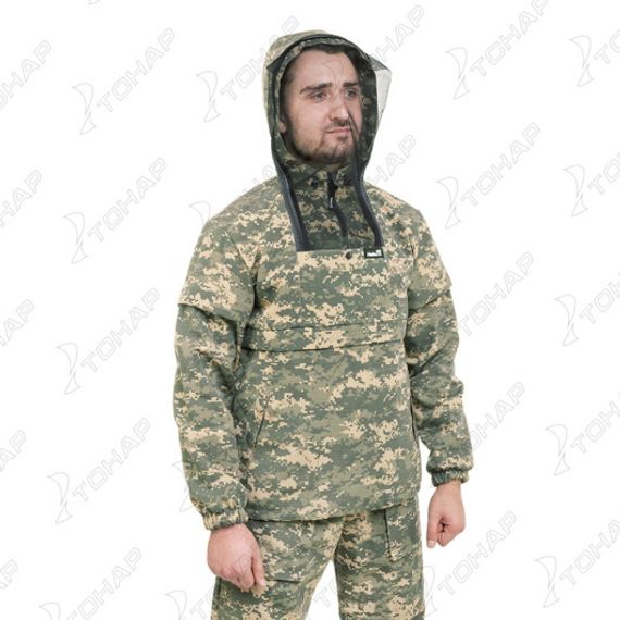 Костюм противоэнцефалитный Helios СТОП-КЛЕЩ р. 40-42 Серый Пиксель