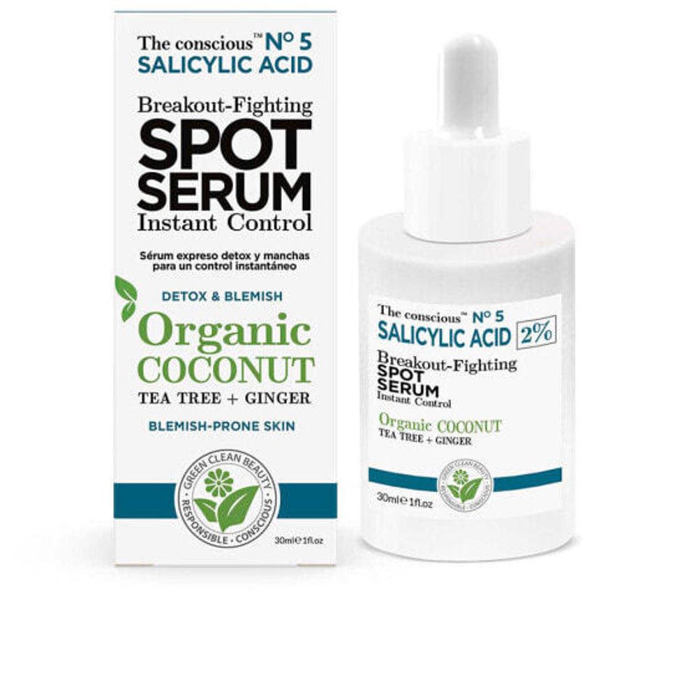 Сыворотки, ампулы и масла SALICYLIC ACID breakout-fighting spot serum organic coconut 30 ml