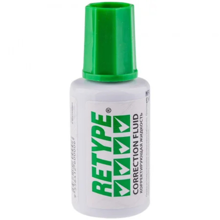 Корректор Retype с кистью 20 гр