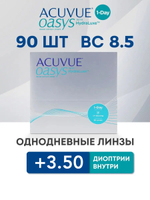 Однодневные контактные линзы Acuvue Oasys 1-Day (уп. 90 линз)