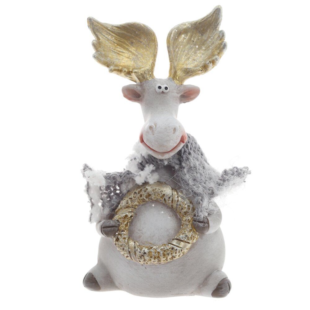 GAEM Фигурка декоративная "Олень", L6,5 W5,5 H19,5 см, 2в.