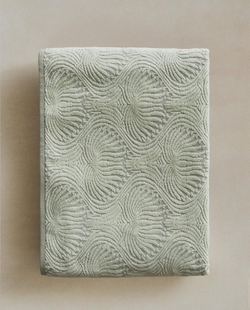 Zara Home - Банное полотенце жаккардовая мозаика, зеленый, 30х50 см