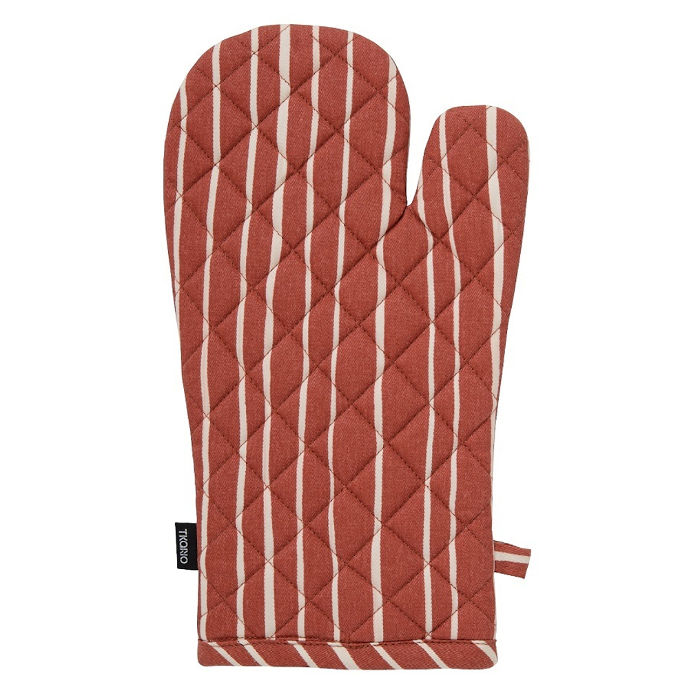 Прихватка-варежка 17.5х33 Tkano Prairie Полоски терракотовая