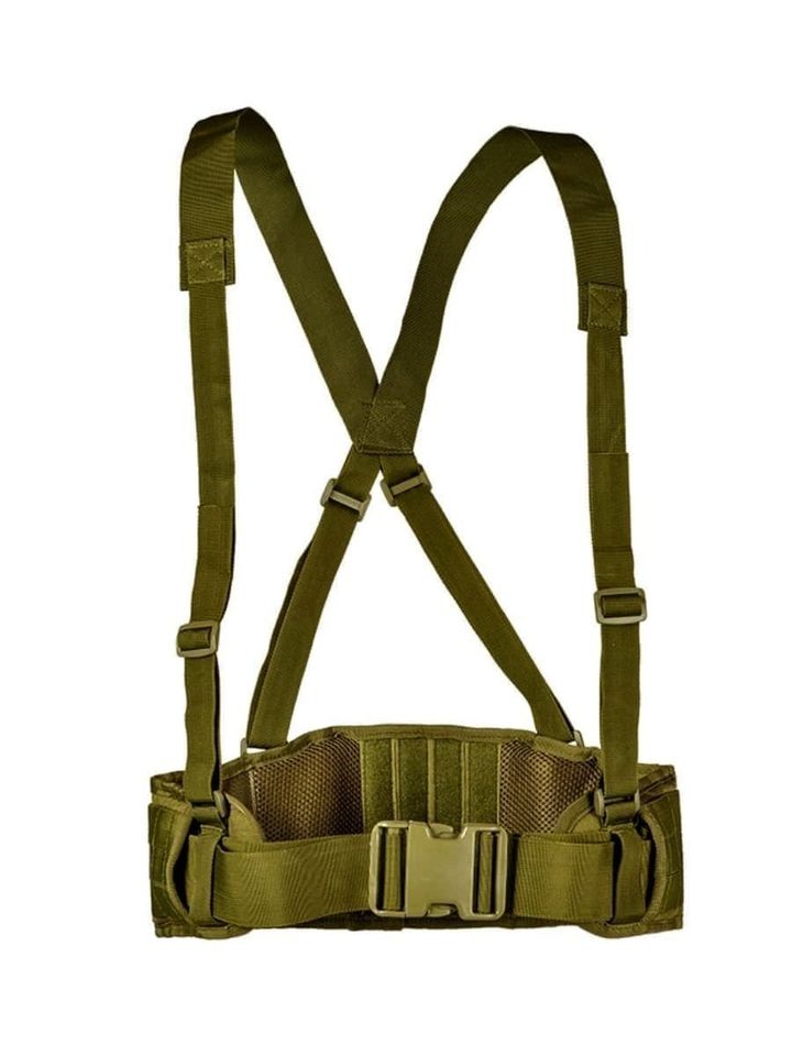 Пояс тактический с лямками (мох)