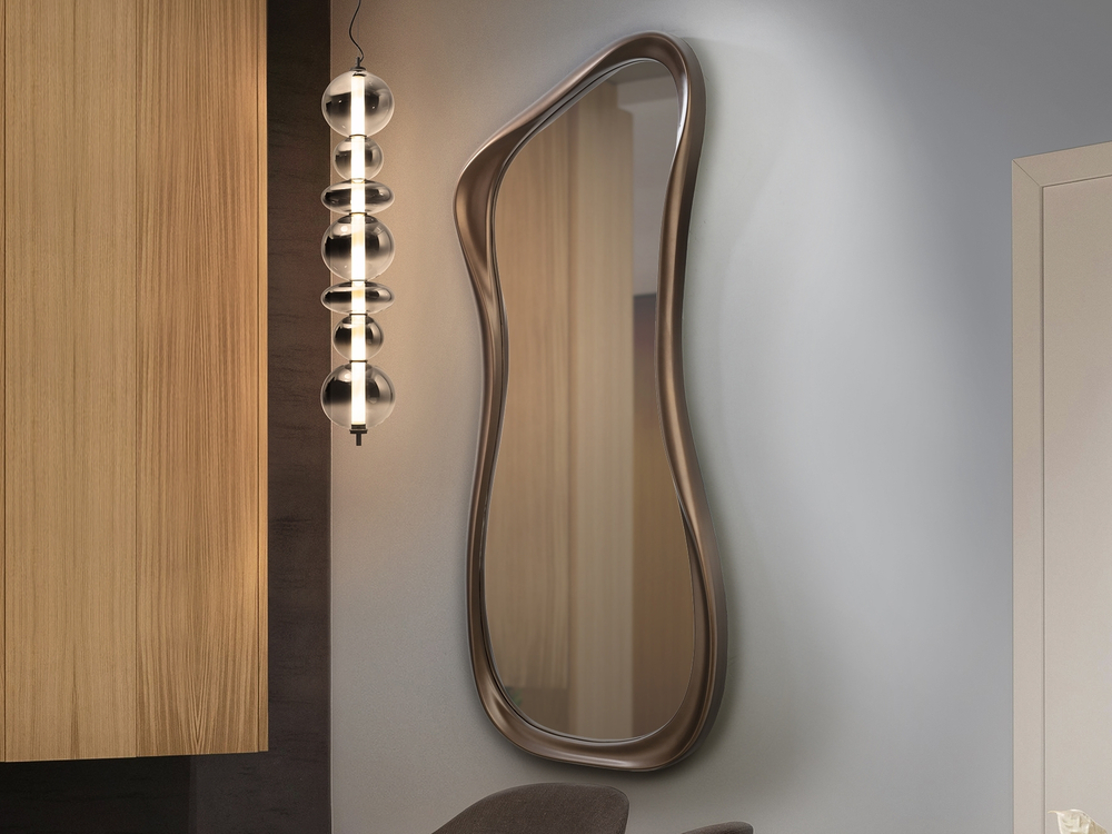 Gina Зеркало настенное темная бронза