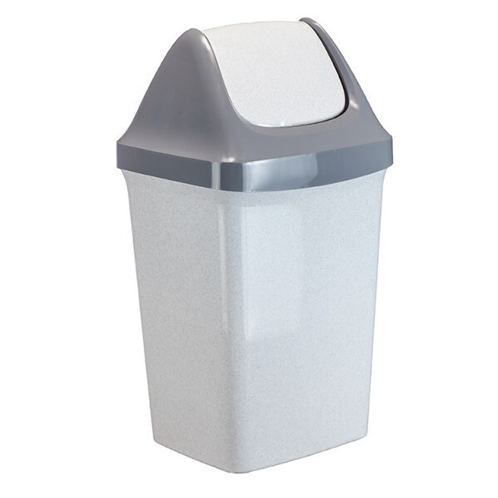 Контейнер для мусора с плавающей крышкой СВИНГ 50л М2464