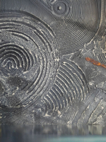 Картина "Кружево водных кругов" 50х60: Ручная уникальная эксклюзивная картина в единственном экземпляре