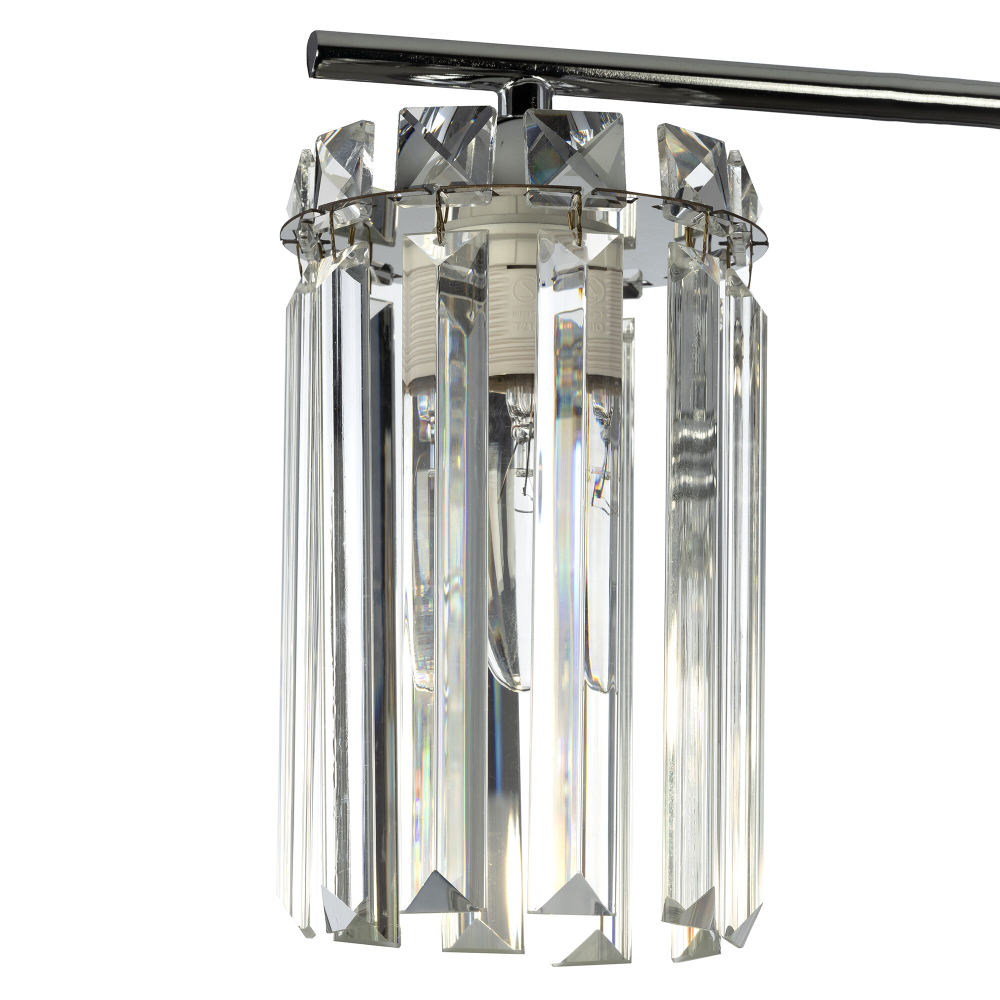 Citilux AXIS CL313281 Люстра хрустальная потолочная Хром