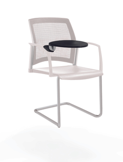 Rewind стул на кантилевере со спинкой-сеткой