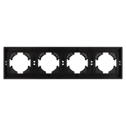 Рамка пластиковая FRM-TENDO-PL-4-BK (Arlight, -) 053848
