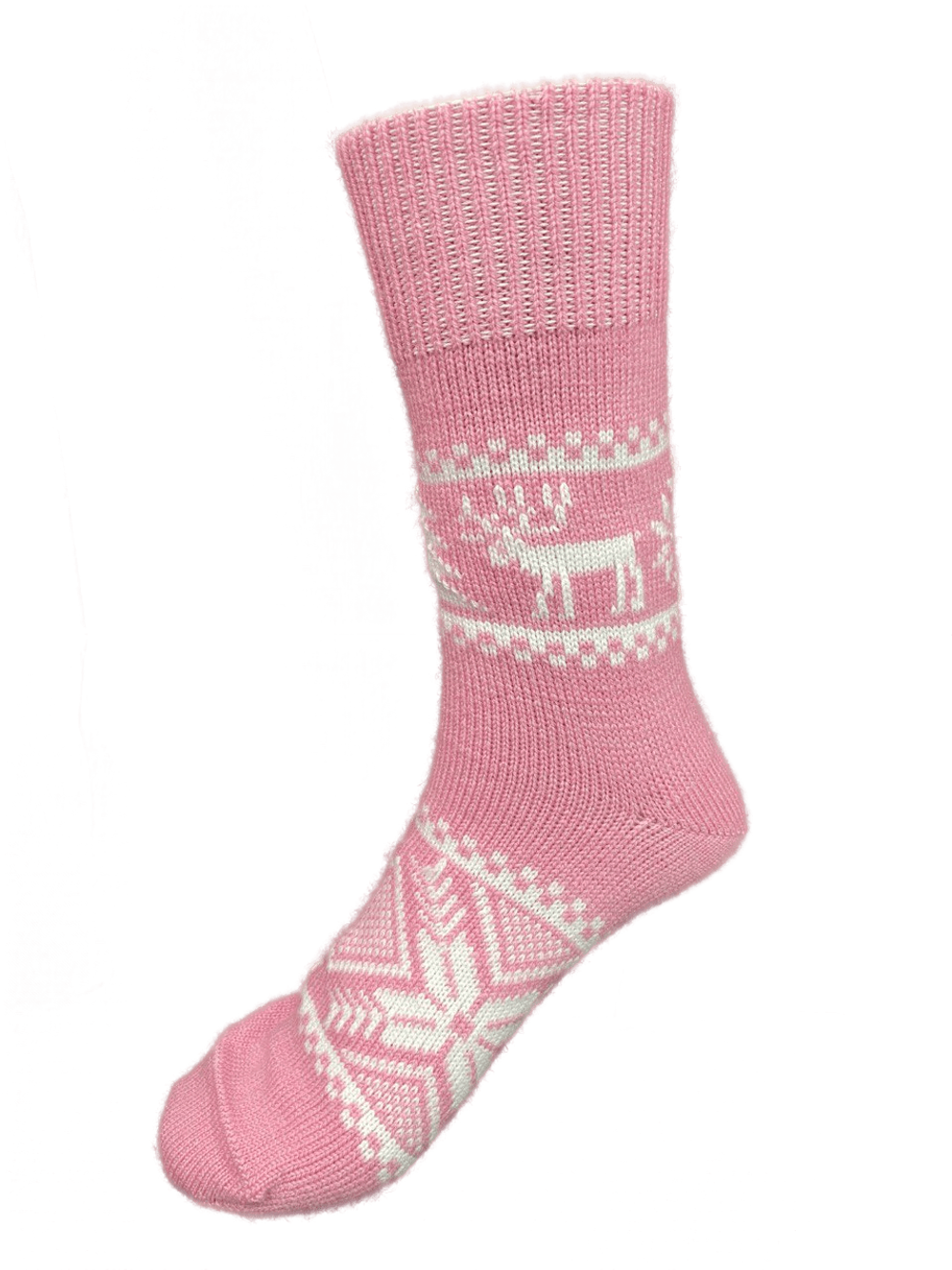 Теплые шерстяные носки  Н212-15 розовый