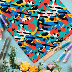 Ткань премиум атлас кристальные взгляды