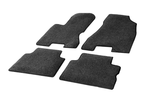 Коврики текстиль в салон, AutoFlex Standard для Nissan X-Trail ll 2007-2015, 6 частей, графит, с крепежом, 4410202