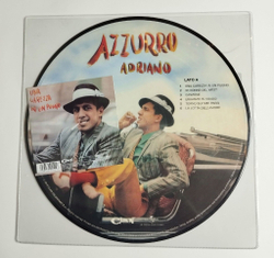 Винтажная виниловая пластинка LP Adriano Celentano Azzurro (Italy 2012) Picture Disc
