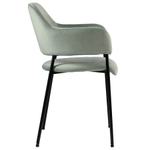 Стул wendy, велюр, серо-зеленый