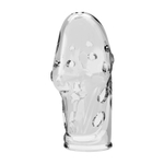 Прозрачная насадка на пенис Booker - 8 см. (Цвет: прозрачный)