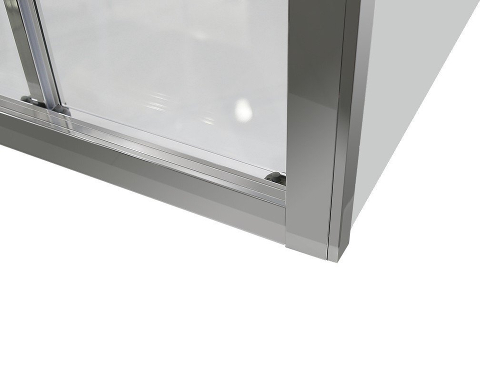 Душевой уголок дверь раздвижная 100x80 GROSSMAN GR-D100-P80Fa профиль хром стекло прозрачное 5 мм
