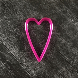 Сердце №9 вытянутое