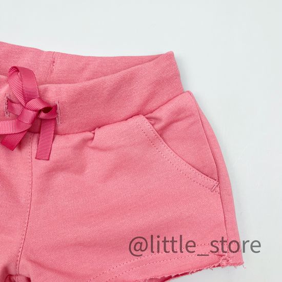 Шорты "Солнечное лето" из футера, королевский розовый