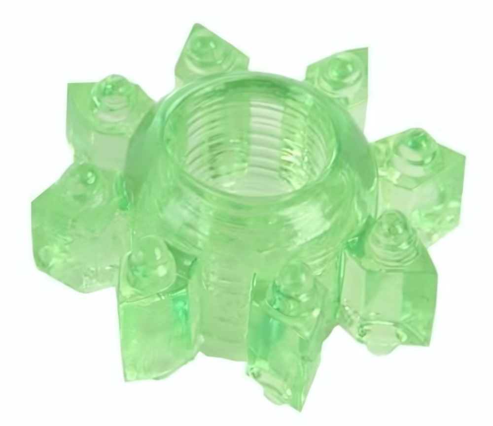 Зеленое эрекционное кольцо-звезда (Цвет: зеленый)